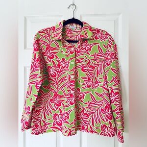 🌺 Izod | Long-Sleeve | Floral Button-Down Shirt